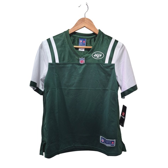 NFL New York Jets Pro Line Green Jersey Short Sleeve Womens Medium - Picture 1 of 5